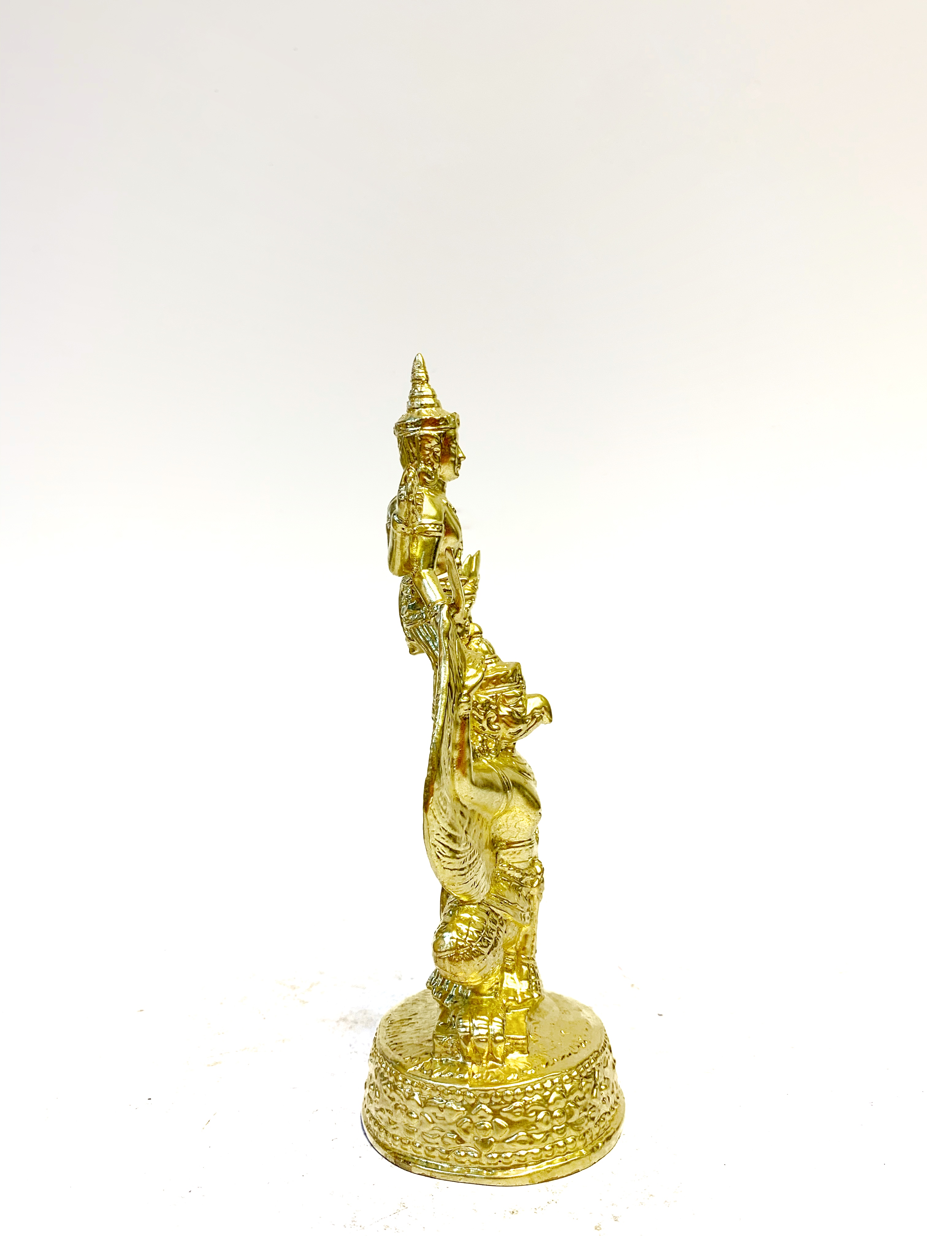 พระนารายณ์ทรงครุฑ สูง 9 นิ้ว พร้อมตู้กระจก