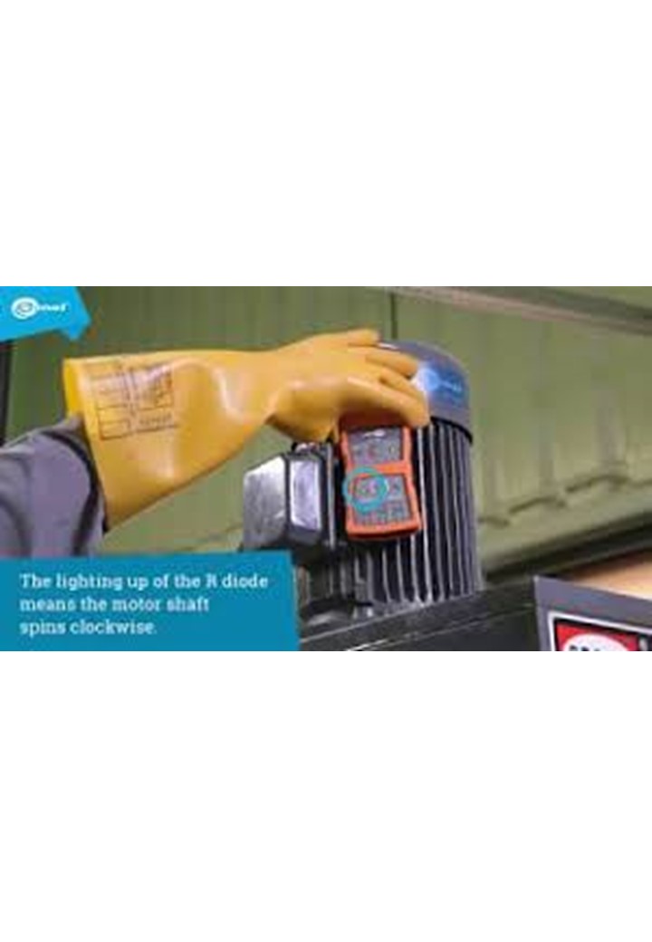 SONEL TKF-13 เครื่องตรวจวัดลำดับเฟสของระบบไฟฟ้า 3 เฟส และลำดับเฟสของมอเตอร์แบบไม่ใช้เทสลีด