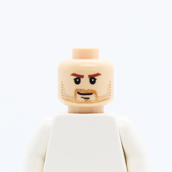 Male Brown Stubble, Brown Eyebrows and White Pupils Pattern (Indiana Jones)