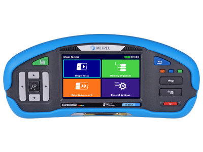 METREL รุ่น MI 3155 EU เครื่องตรวจสอบและรับรองความปลอดภัยของระบบไฟฟ้าอาคาร (Electrical Installation Safety) ตามมาตรฐาน IEC 60364