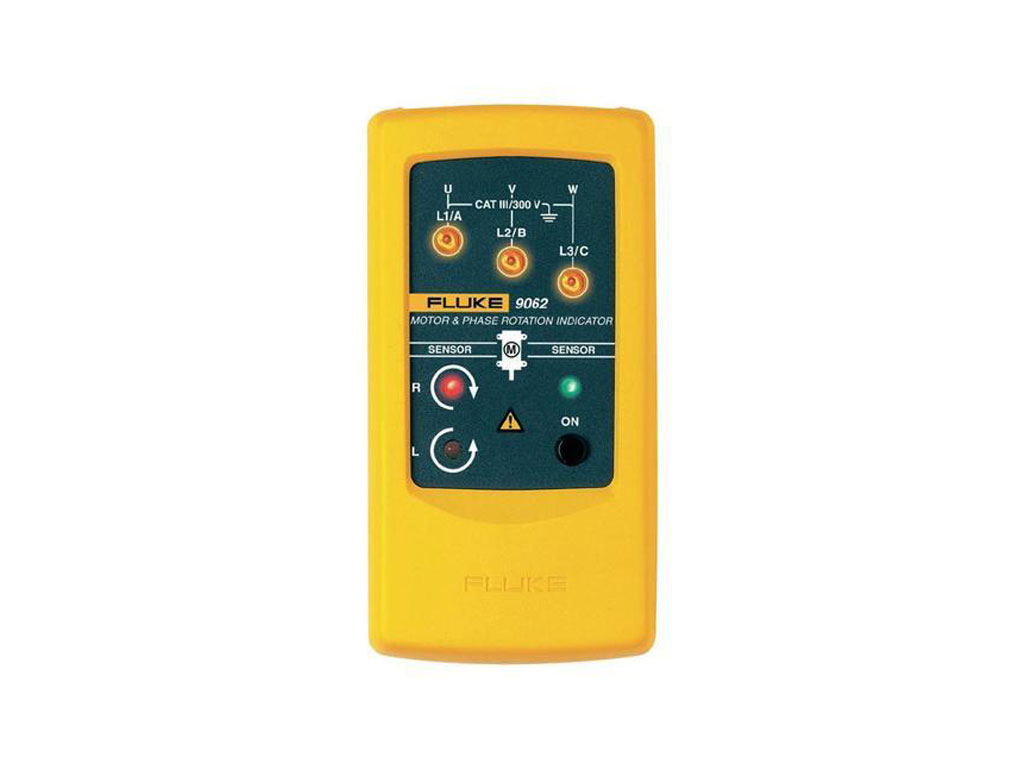 FLUKE รุ่น 9062 เครื่องตรวจวัดลำดับเฟสและทิศทางหมุนของมอเตอร์แบบไม่สัมผัส Motor & Phase Rotation Indicator