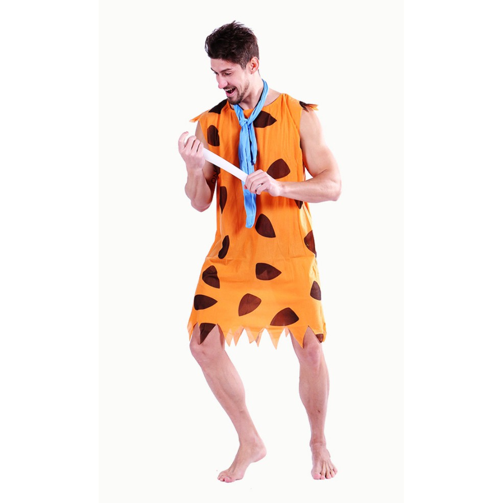 ฟลิ้นท์สโตนส์ Flintstones ชุดมนุษย์หิน คนป่า มนุษย์หิน