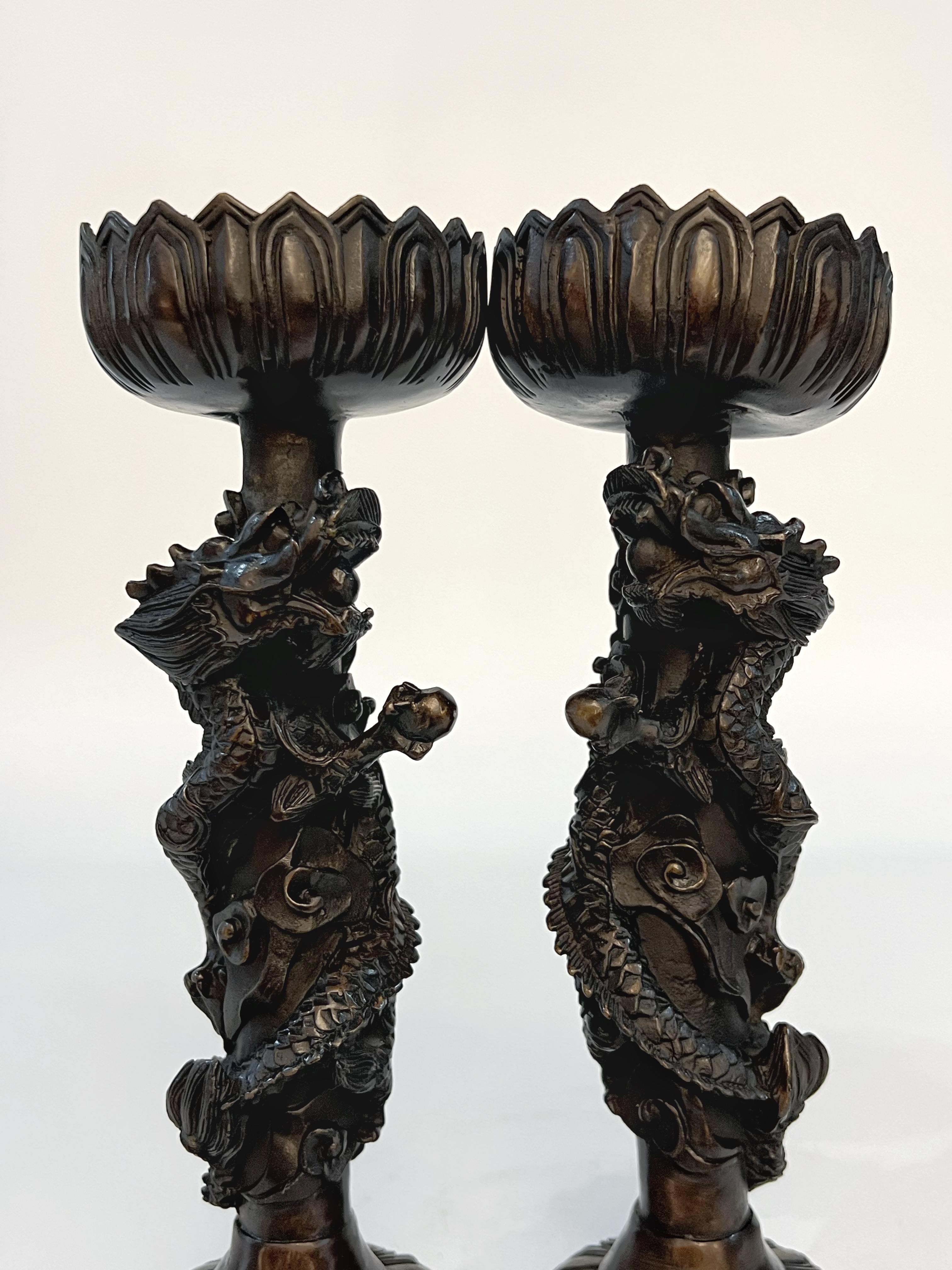 เชิงเทียน มังกร สูง 9 นิ้ว