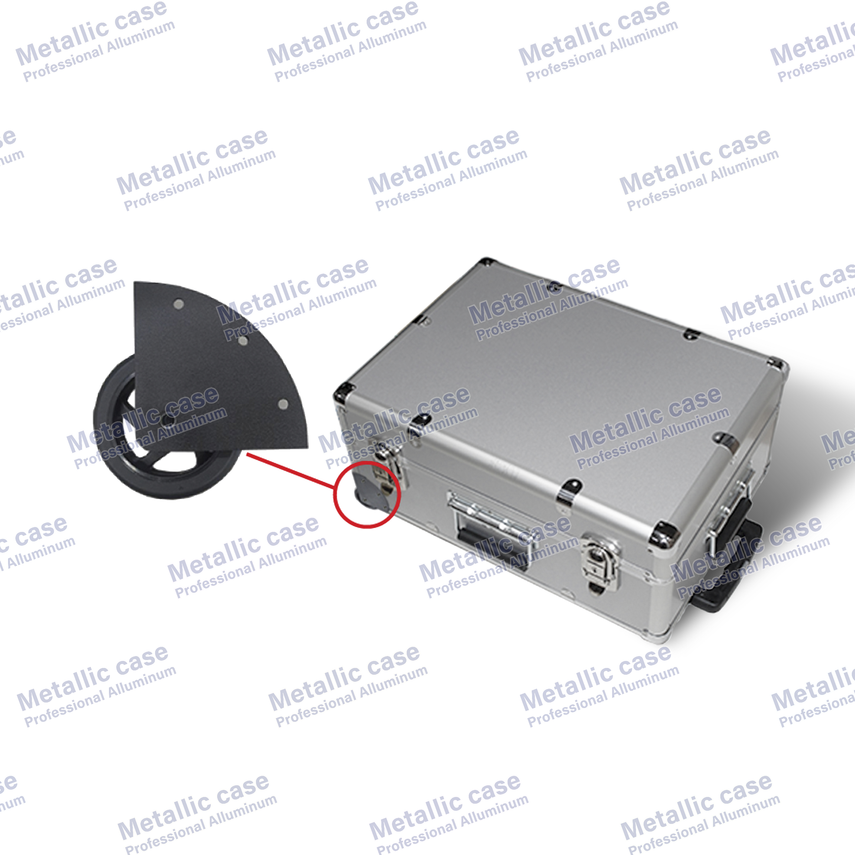 metalliccase 6637-10-5910 / กระเป๋าเครื่องมือ FPT 8 inches v.3 (48.5x34.5x20.5 T2C4H3K3P3)