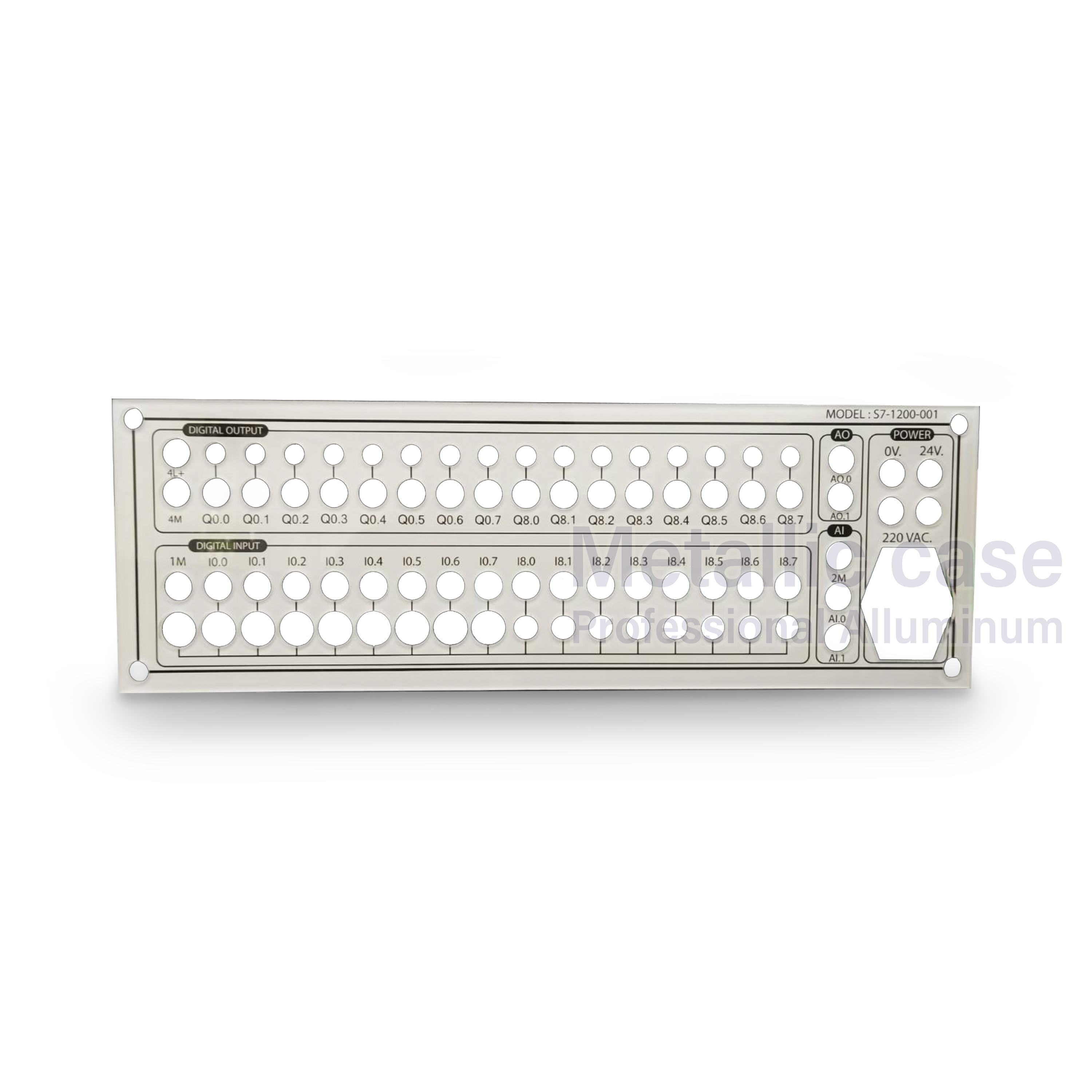metalliccase2-0706-AAA-6507 / อะคริลิค 3 มม FX5U-32MT-BASE-001