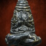 พระปิดตาหลวงพ่อทับ วัดทอง พิมพ์ขมวดมวยผ