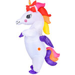 ชุดมาสคอต ชุดยูนิคอร์น รุ่นเต็มตัว (สีขาว)