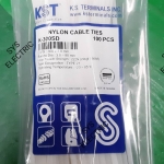 เคเบิ้ลไทร์ KST 12นิ้วสีขาว 300*4.8มม 100PCS