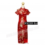 WM2009 กี่เพ้ายาวลายดอกไม้