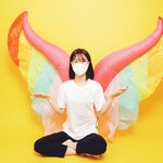 คอสเพลย์ปีกผีเสื้อ ปีกนางฟ้า แบบเป่าลม สำหรับผู้ใหญ่