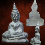 พระท่ากระดาน เนื้อชินเงินผิวปรอท