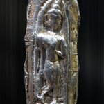 พระลีลาเม็ดขนุน เนื้อว่าน หน้ากากเงิน