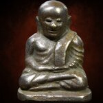 หลวงพ่อเงิน พิมพ์นิยม เนื้อแก่เงิน