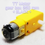 tt motor gear box BLACK 6V 250rpm