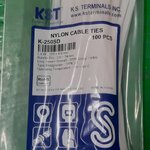 เคเบิ้ลไทร์ KST 10นิ้วสีขาว 250*4.8มม 100PCS