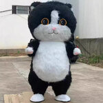 ชุดมาสคอตแมว ชุดคอสเพลย์แมว แบบเป่าลม สำหรับผู้ใหญ่ 150-200 ซม.