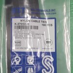 เคเบิ้ลไทร์ KST15 นิ้วดำ 370*4.8มม 100PCS