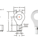 หางปลากลมเปลือย,NON-INSULATED RING TERMINALS