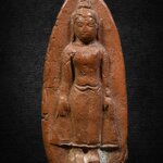 พระปางเปิดโลก เนื้อดินเผา