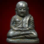 รูปหล่อหลวงพ่อเงิน พิมพ์นิยม เนื้อแก่เงิน