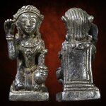 แม่นางกวัก เนื้อสำริดเงิน เสริมค้าขาย