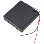 รางถ่าน AA 4 ก้อน แบบมีสวิทช์