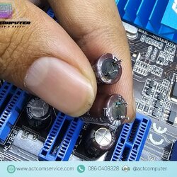 ซ่อม เมนบอร์ด อาการ เล่นๆแล้วตัดดับ เปิดติดยาก ซ่อม asus