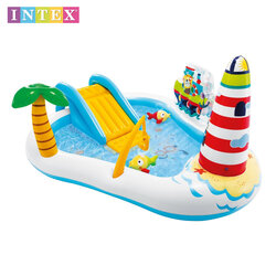 Intex Fishing Water Play Centre Pool สระสไลเดอร์ ฟิชชิ่ง ฟัน By Float Me Summer