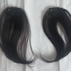 แฮร์พีชปอยผมข้างหน้า ผมแท้100% ย้อมสีได้ เซ็ท1คู่ เสริมข้างซ้ายขวา