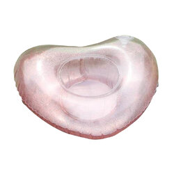 ที่วางแก้วเป่าลม หัวใจกลิตเตอร์ Inflatable Glitter Heart Cup Holder