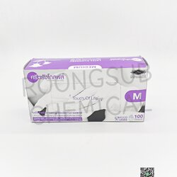 GLOVE ถุงมือมีแป้ง SIZE M (ม่วง) ศรีตรัง
