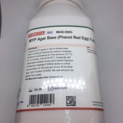 MYP AGAR BASE (PHENOL RED EGG YOLK POLYMYXIN AGAR BASE)