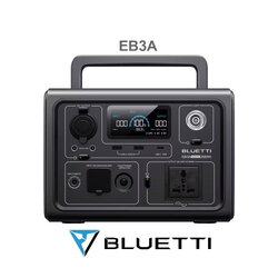 Bluetti EB3A Portable Power Station ความจุ 600W/268Wh แบตเตอรี่สำรองอเนกประสงค์