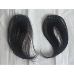 แฮร์พีซปอยผมข้างหน้า ผมแท้100% ย้อมสีได้ เซ็ท1คู่ เสริมข้างซ้ายขวา ปอยข้าง