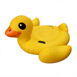 แพยางเป็ดสีเหลืองขนาดกลาง Inflatable Yellow Duck Float (150x80cm)
