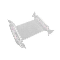 แพยางนั่งเดี่ยว ลายท็อฟฟี่ ขนนก Inflatable Feather Toffy Hammock Pool Float
