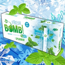 Freshbomb เม็ดบีบ กลิ่นมิลค์ 100 มวน ( 1 กล่อง )