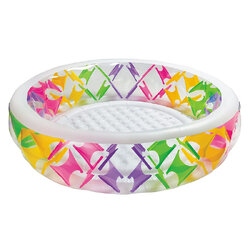 Intex สระน้ำเป่าลม สีสันสดใส ขนาดใหญ่ Inflatable Colorful Giant Pool