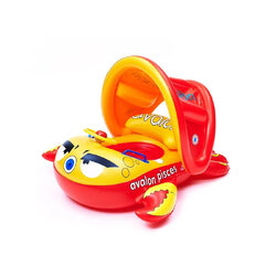ห่วงยางปูลอยน้ำ แบบสอดขา สำหรับเด็กInflatable top quality red crab baby float