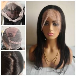 จัดโปร‼️ วิกผมแท้ทอมือทั้งหัว Full lace silk base มีหนังศีรษะ แสกได้ทุกทาง ผมยาว 16นิ้ว