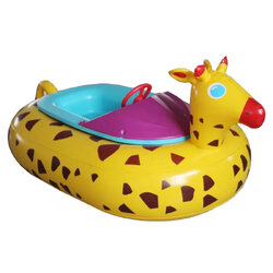 เรือบั๊มยีราฟ สำหรับเด็ก Inflatable Children giraffe bumper boat with battery full set