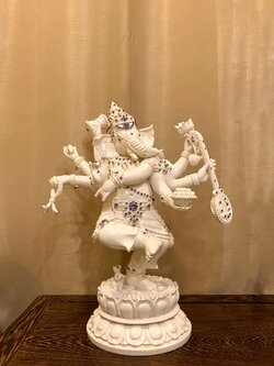 พระพิฆเนศ ปางร่ายรำ หน้าตัก 9 นิ้ว