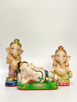 ชุด 3 องค์ : พระพิฆเนศ หน้าตัก 3 นิ้ว