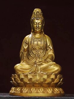 Pre-Order : พระโพธิสัตว์กวนอิม เจ้าแม่กวนอิม สูง 23 cm