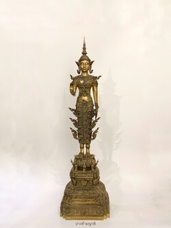 พระพุทธรูป ปางห้ามญาติ ทรงเครื่องจักรพรรดิ์ หน้าตัก 9 นิ้ว