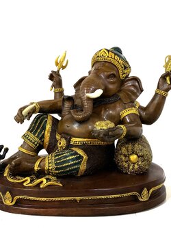 พระพิฆเนศ ปางเสวยสุข หน้าตัก 18 นิ้ว