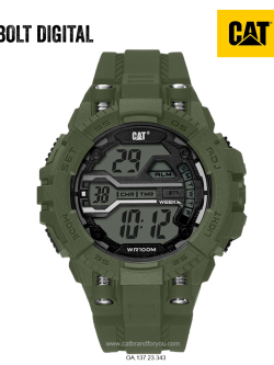 CAT Watches OA.137.23.343 ฺBolt digital Caterpillar watches