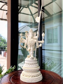 พระพิฆเนศ ปางออกศึก (พระวีระคณปติ) หน้าตัก 3 นิ้ว