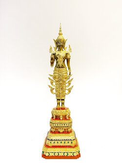 พระพุทธรูปปางห้ามญาติ ทรงเครื่องจักพรรดิ์ หน้าตัก 5 นิ้ว