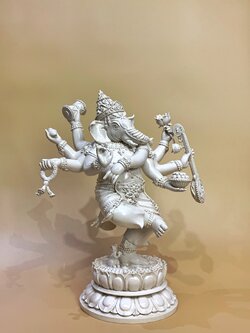 พระพิฆเนศ ปางร่ายรำ หน้าตัก 9 นิ้ว